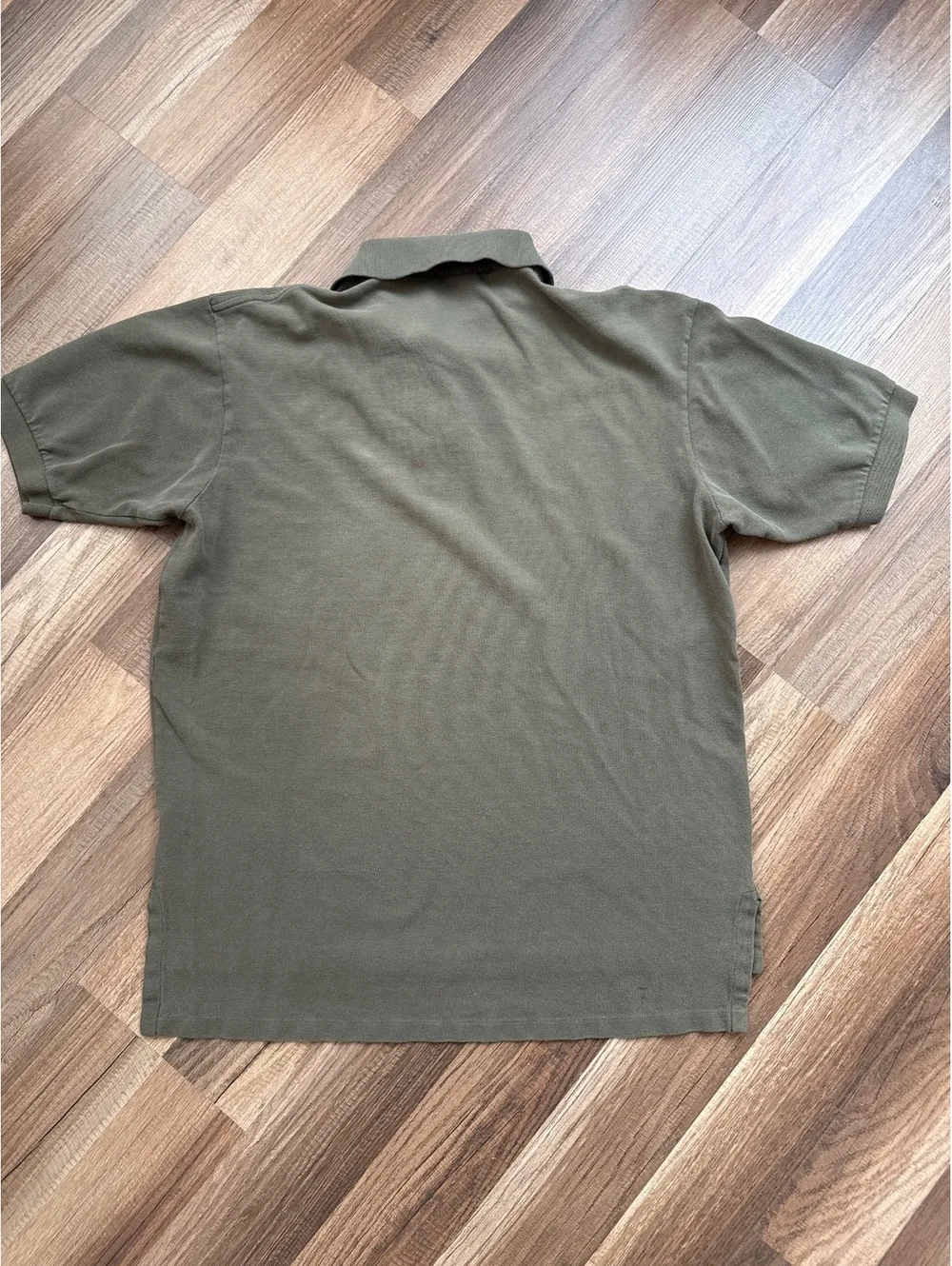 Vintage Polo R.L. Polo Shirt Men's Medium Made in USA Olive Green 100% Cotton